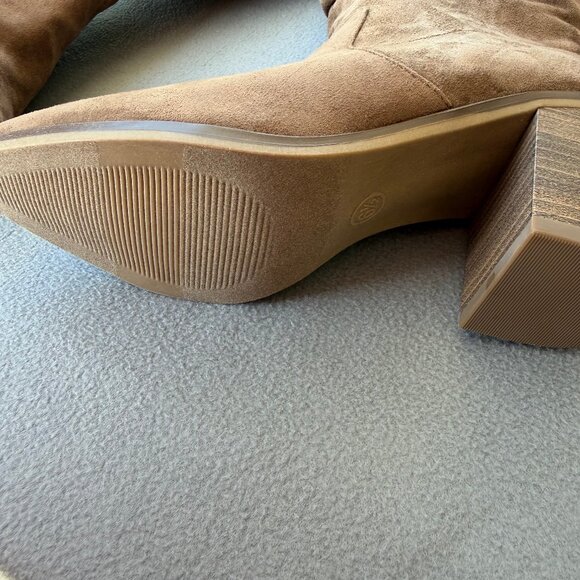 Women's Junie Tall Boots - Universal Thread Taupe 6.5 - Picture 9 of 9